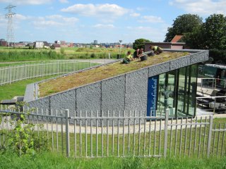 Gemaal Woudsepolder sedum dakonderhoud