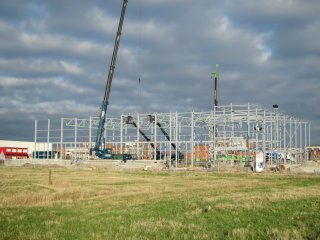 Harnaschpolder PostNL staalconstructie