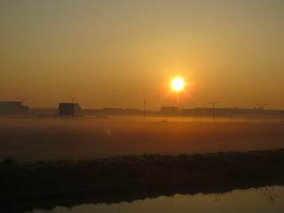 Zonsopgang boven de mist