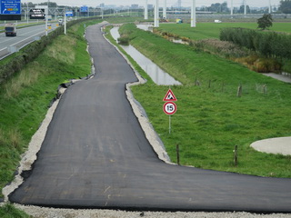 Woudsepolder tijdelijke bouwweg