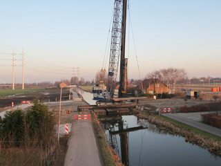 Bouw brug Meerkamp