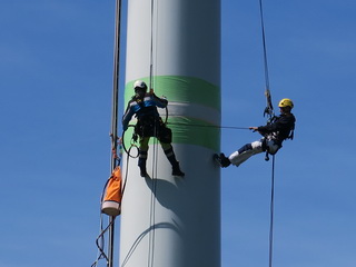 Hoogspanningslijn 380/150KV onderhoud